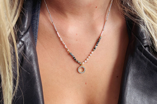 Shiva Pearl & Rose Quartz Necklace